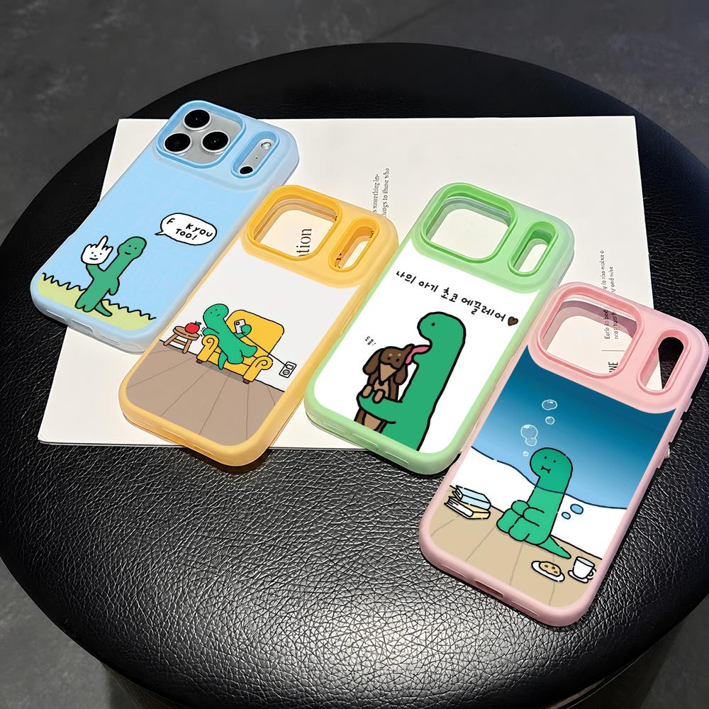 Phone Cases With Card Holder - Чехол для телефона J-JOGUMAN Studio Dinosaur