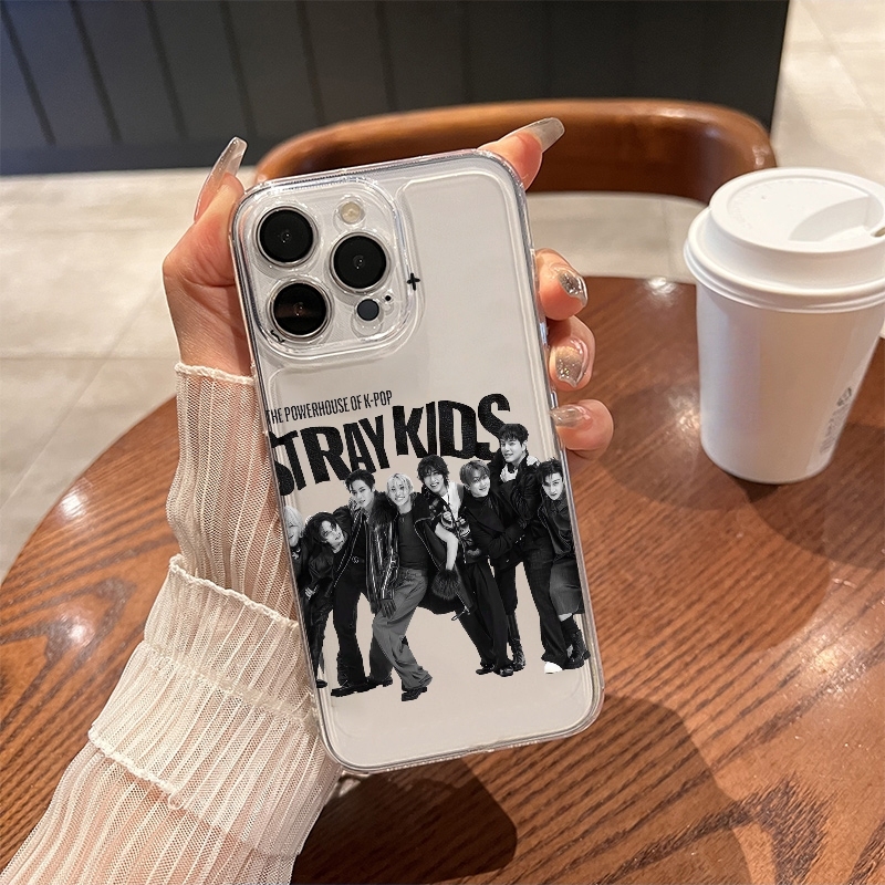 Phone Cases Unique - Прозрачный противоударный чехол StrayKids из ТПУ