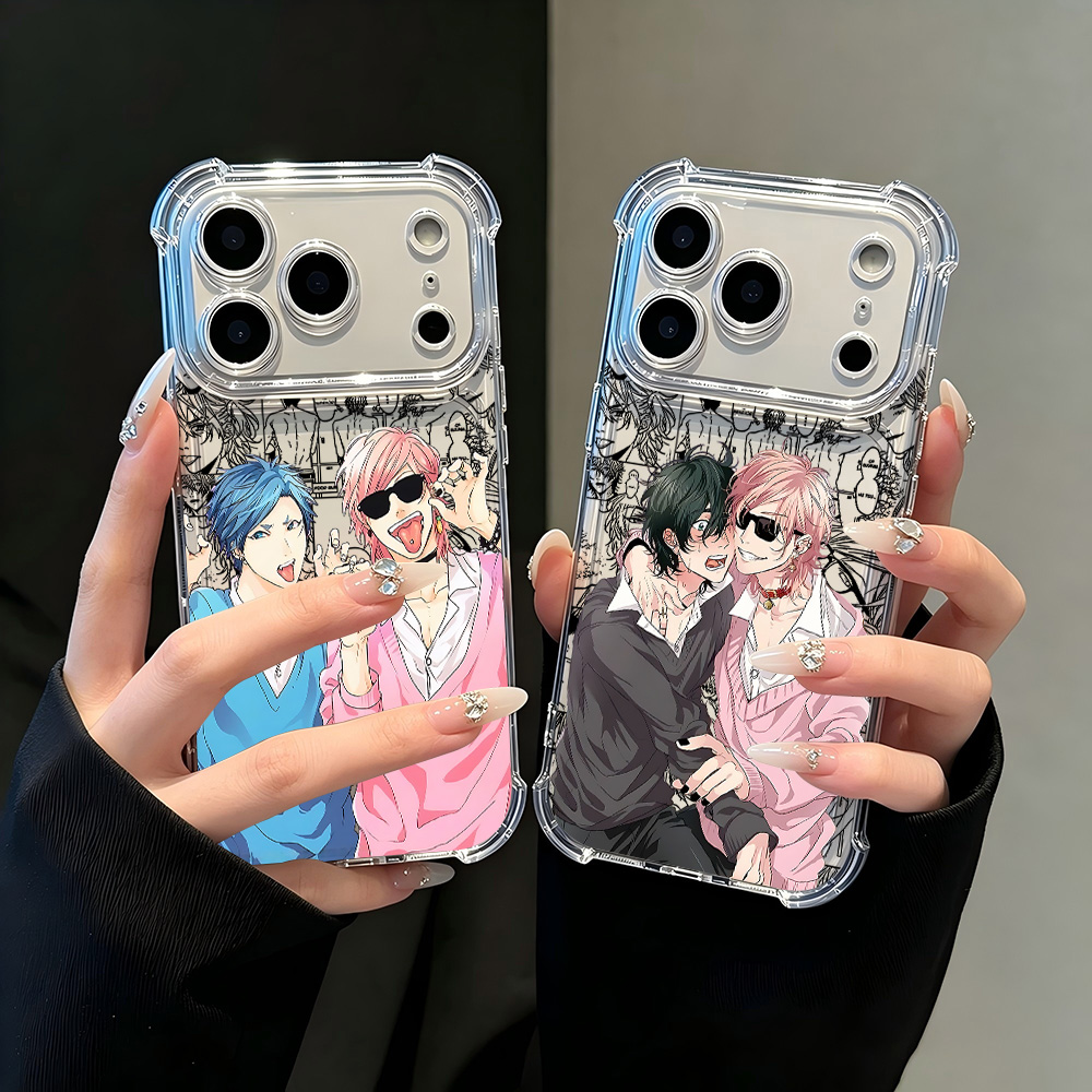Phone Cases Xr Boys - Прозрачный чехол для телефона с аниме-дизайном