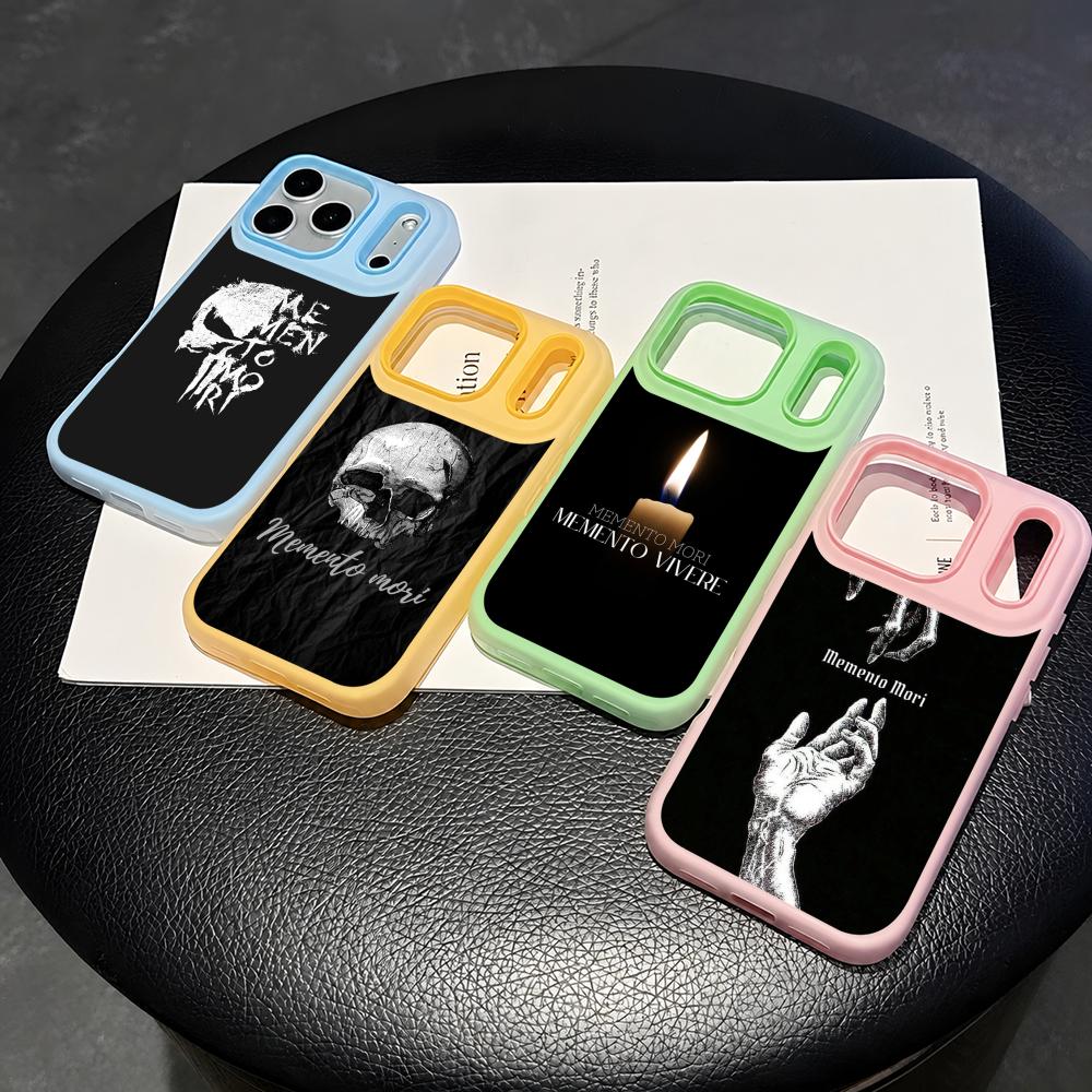 Phone Cases With Card Holder - Чехол для телефона Memento Mori 2-в-1,