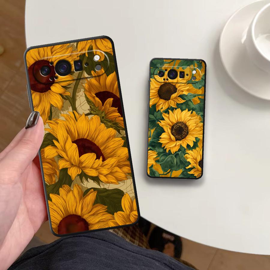 Google Pixel 9 Pro - Чехол для телефона Sunflower Sea Funda