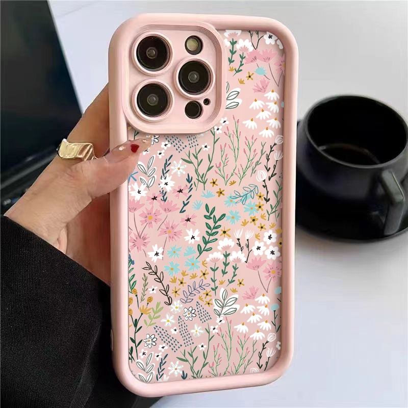 Phone Cases Xiaomi - Розовый чехол для iPhone с цветочным