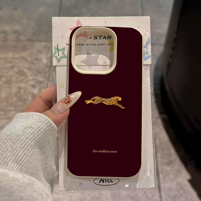 Phone Cases Trending - Минималистичный чехол для телефона с леопардовым