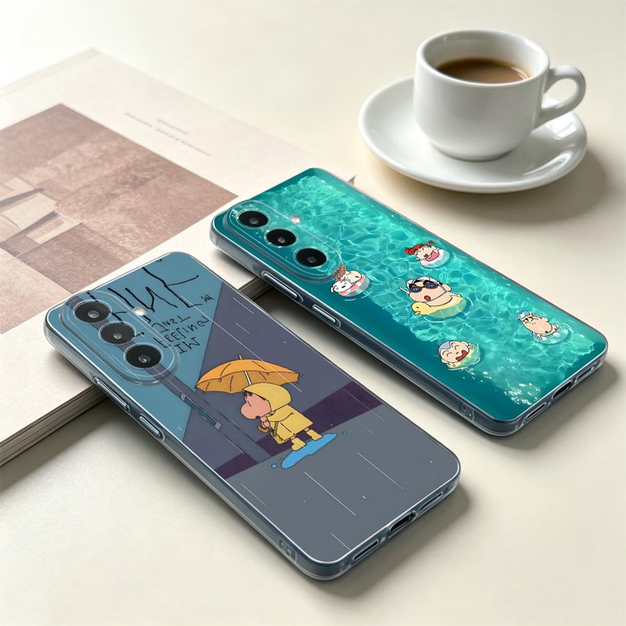 Phone Cases Samsung A14 - Желтый чехол-зонт для телефона Samsung Galaxy