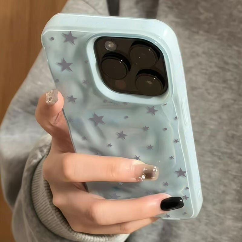 Phone Cases Unique - Минималистичный серо-синий чехол для телефона с