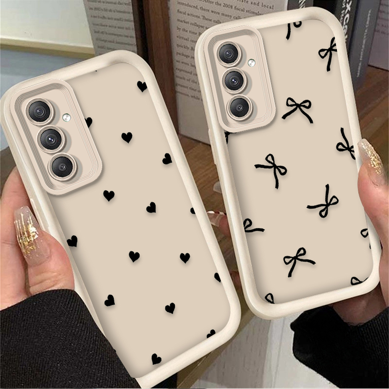 Черный чехол с сердечками и ба – обзор и цена Phone Cases Samsung A14
