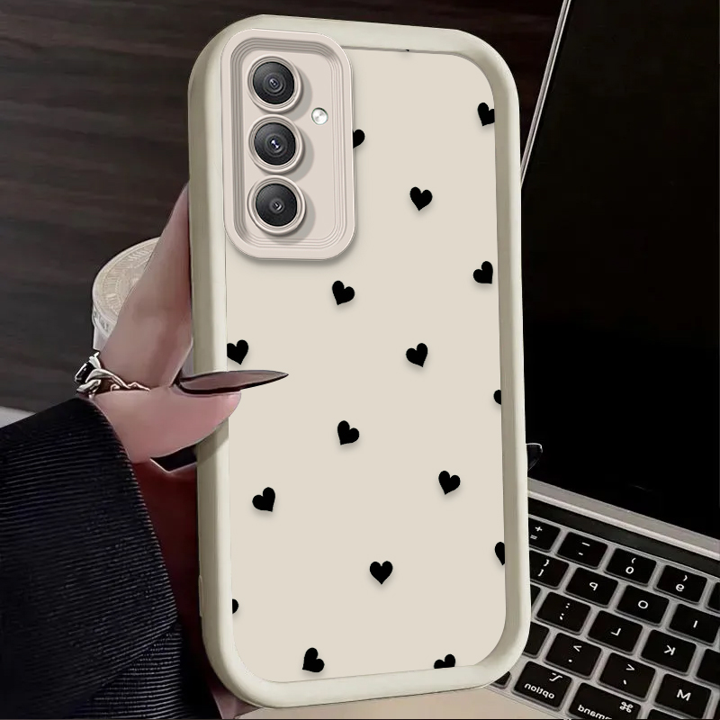Черный чехол с сердечками и ба – обзор и цена Phone Cases Samsung A14
