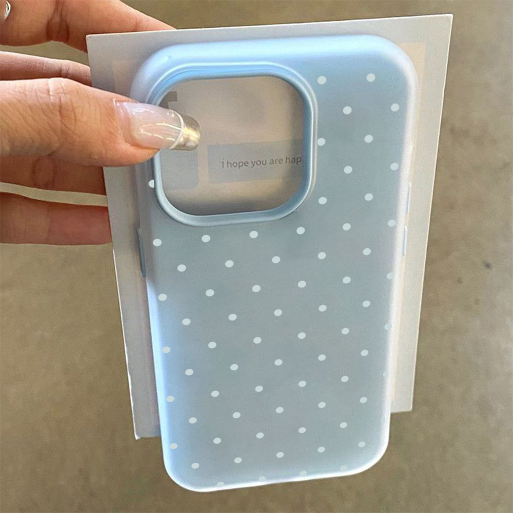 Очаровательный светло-голубой  – обзор и цена Phone Cases Polka Dot