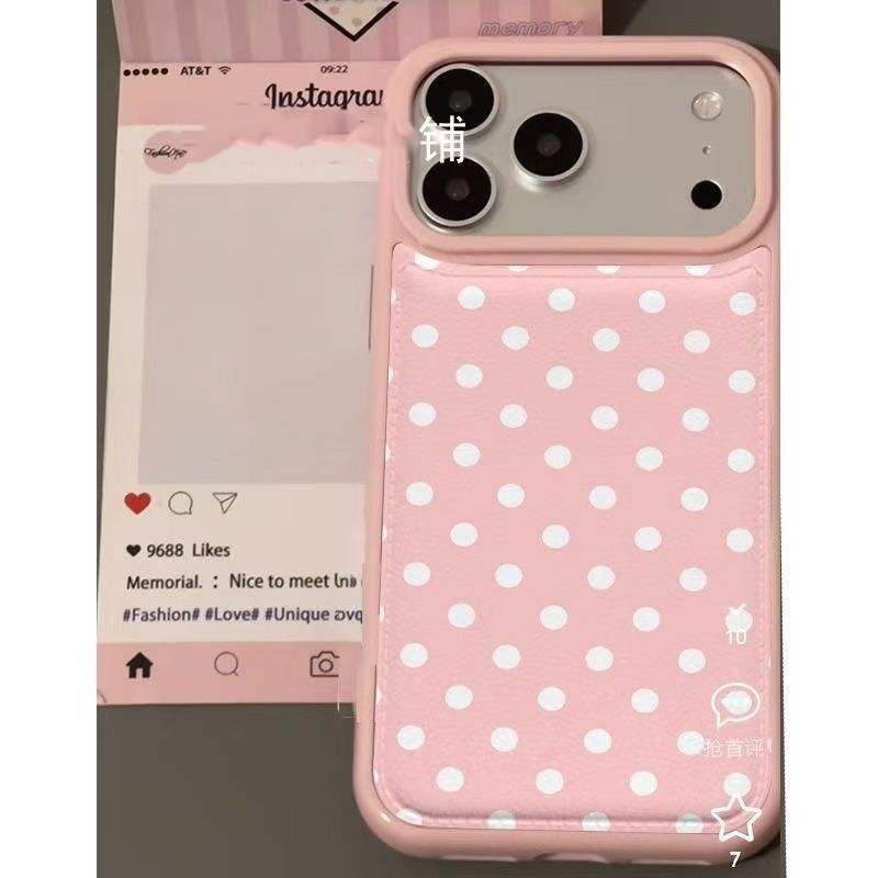 Модный корейский чехол Ins из  – обзор и цена Phone Cases Polka Dot