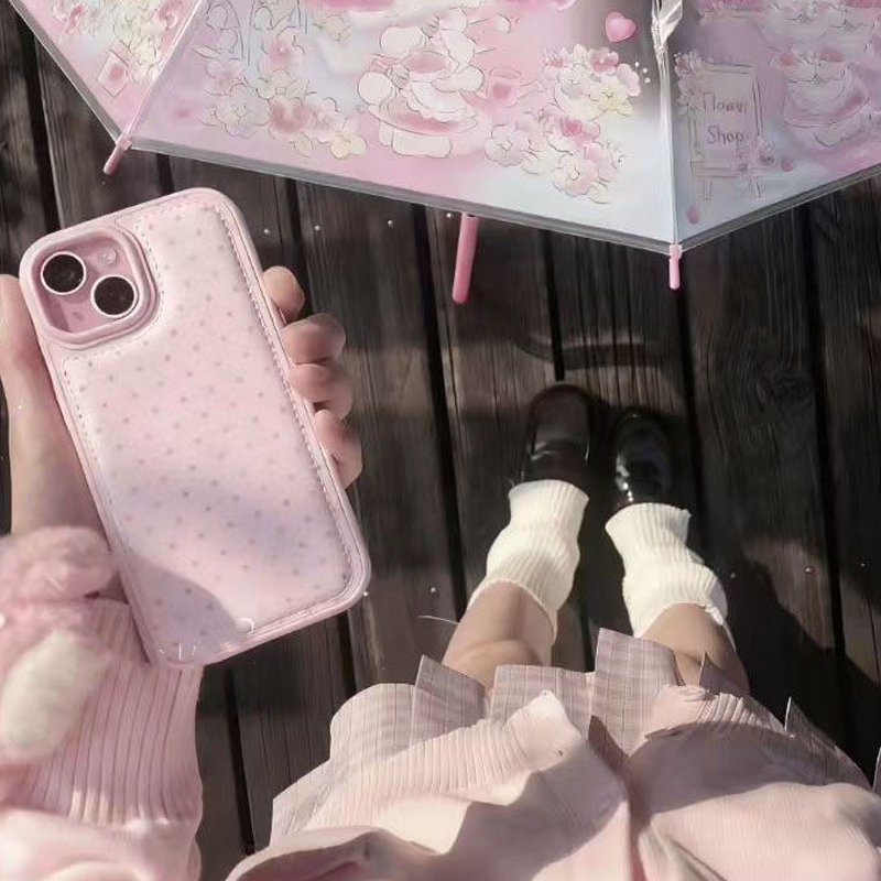 Модный корейский чехол Ins из  – обзор и цена Phone Cases Polka Dot