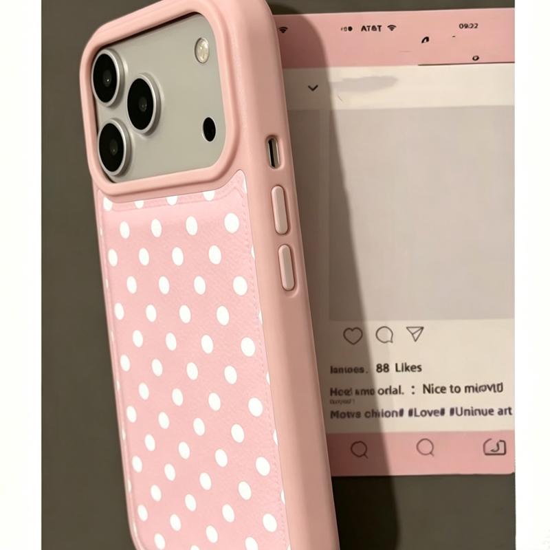 Модный корейский чехол Ins из  – обзор и цена Phone Cases Polka Dot