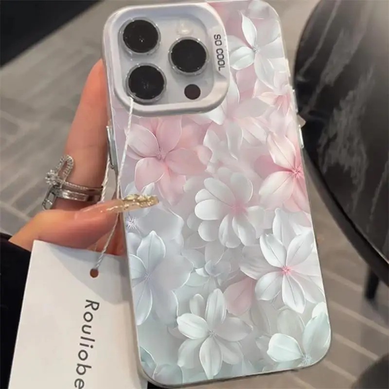 Розовый чехол с цветочным прин – обзор и цена Phone Cases Unique