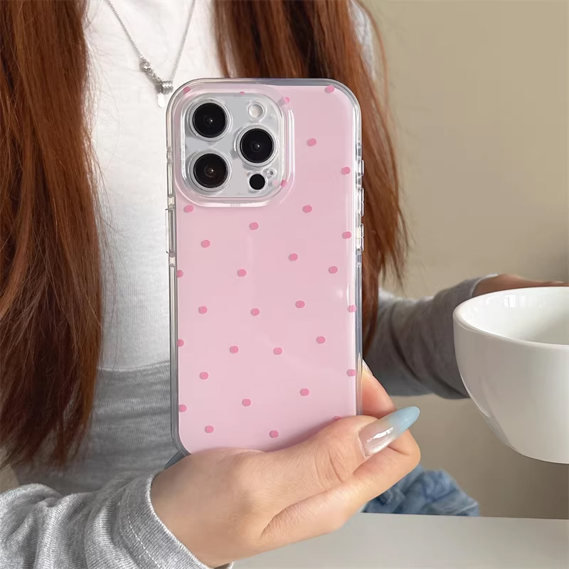 Корейский чехол для телефона в – обзор и цена Phone Cases Polka Dot
